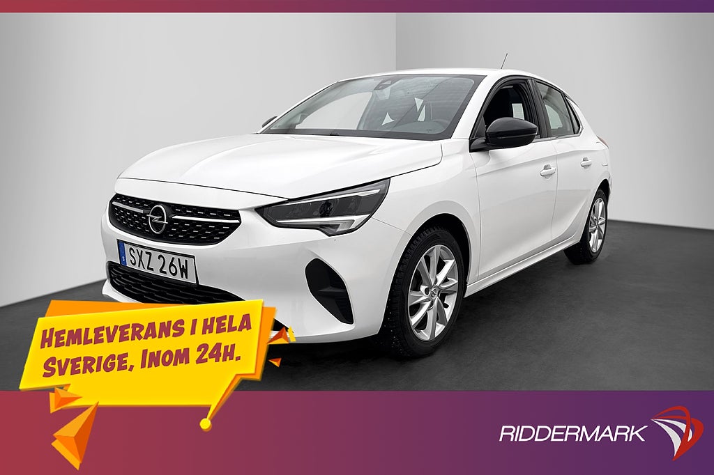 Opel Corsa 1.2 75hk Elegance Kamera Rattvärme CarPlay