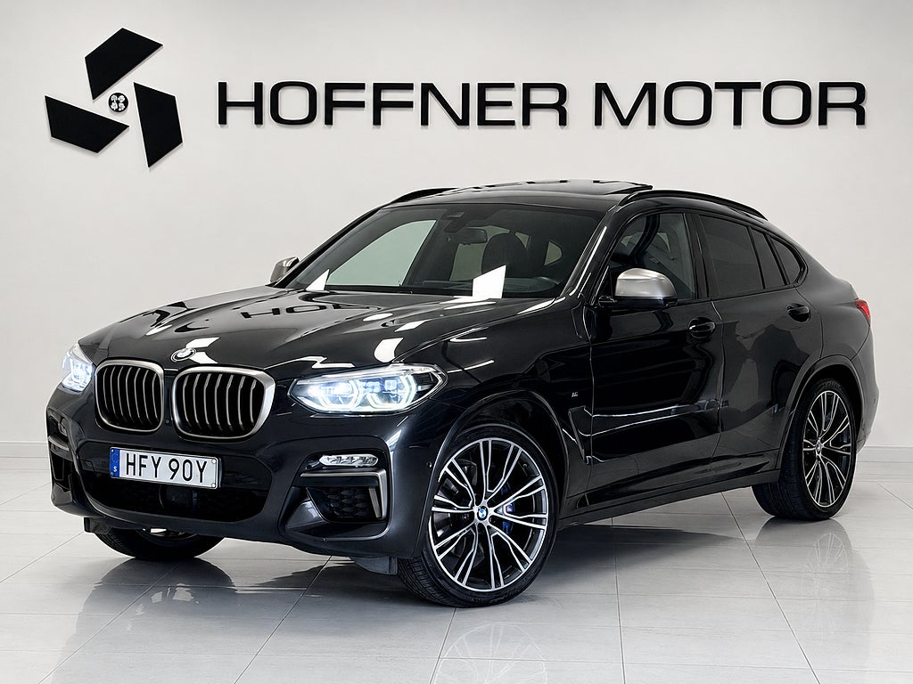 BMW X4 M40i Steptronic AWD PANO HuD 360°KAM DRAG MOMS VÄRMARE 