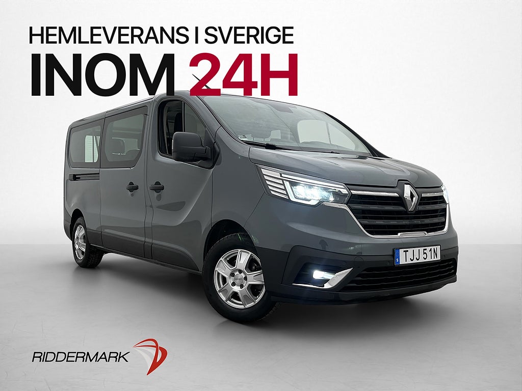 Renault Trafic Kombi Lång 170hk B-Kamera LED Drag 9-Sit MOMS