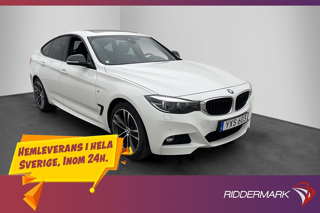 BMW 330i xDrive GT M Sport Taklucka Shadow Kamera Läder Drag