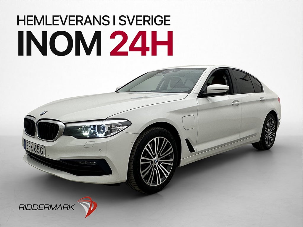 BMW 530e iPerformance 252hk Sport line Kamera Skinn Dragkrok