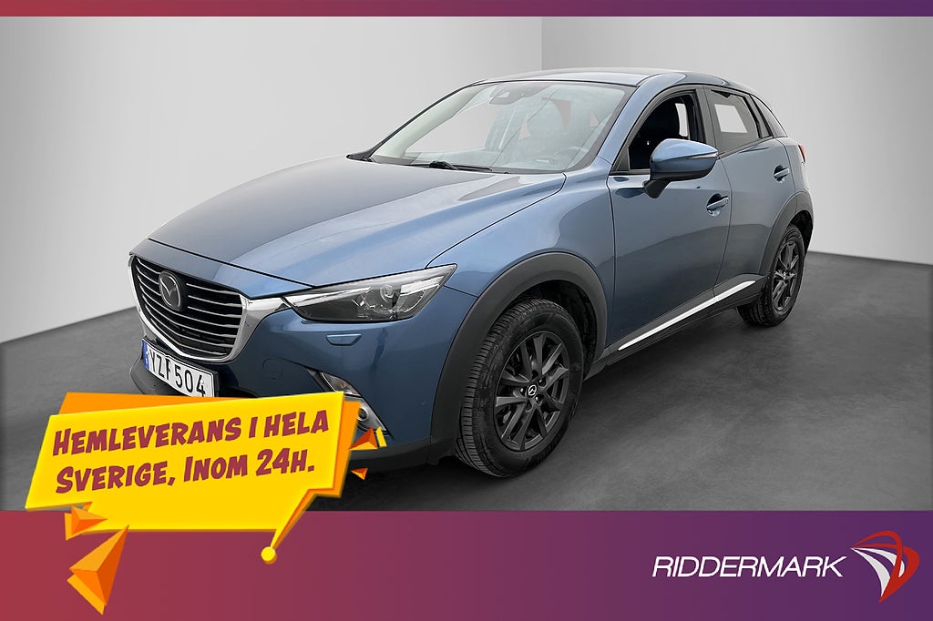 Mazda CX-3 2.0 AWD 150hk Optimum BOSE Skinn Drag Kamera HUD