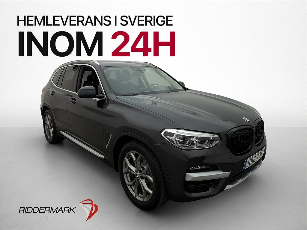 BMW X3 xDrive30e 292hk X-Line Navi HuD 360° Halvskinn Drag