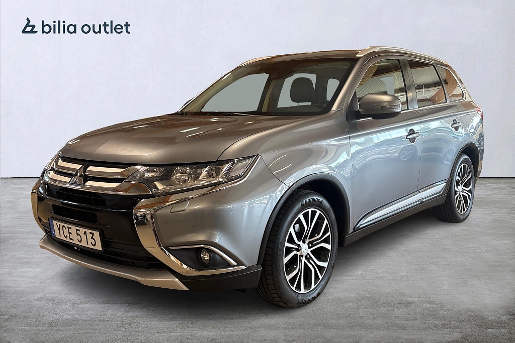 Mitsubishi Outlander 2.2 Di-D 4WD Business / 7-sits / Drag / Skinn / B-Kam 