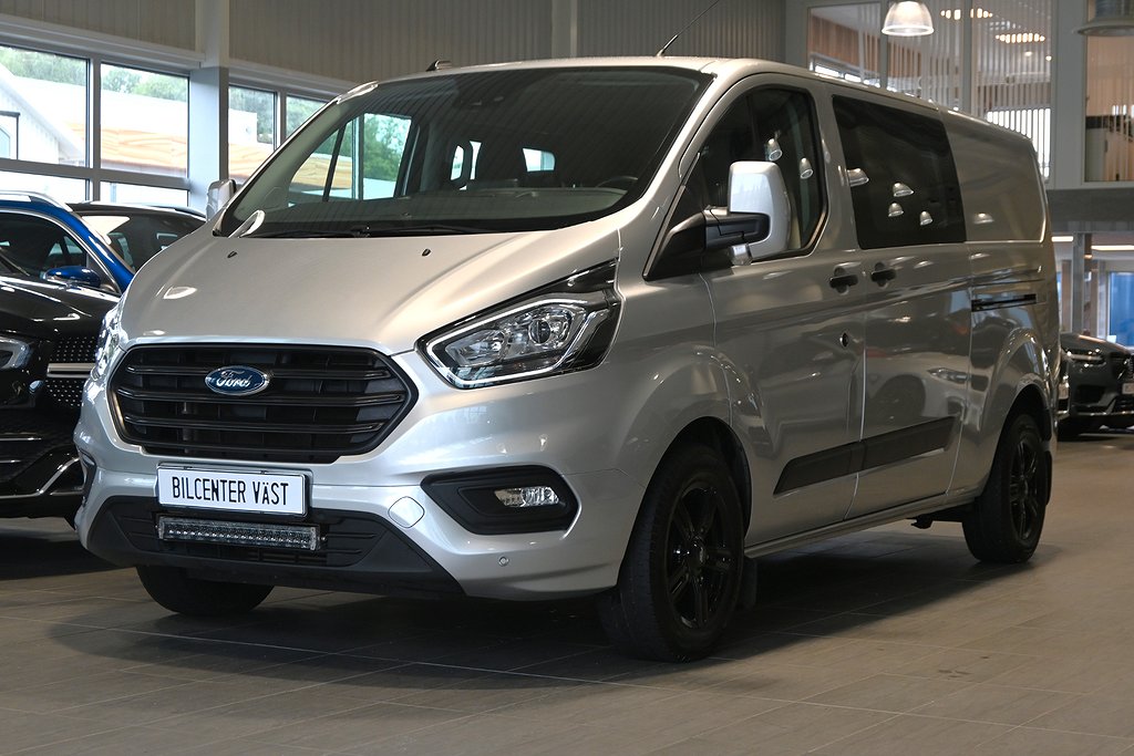 Ford transit Custom 340 Crew Van 2.0 170hk Dubbla skjutdörrar