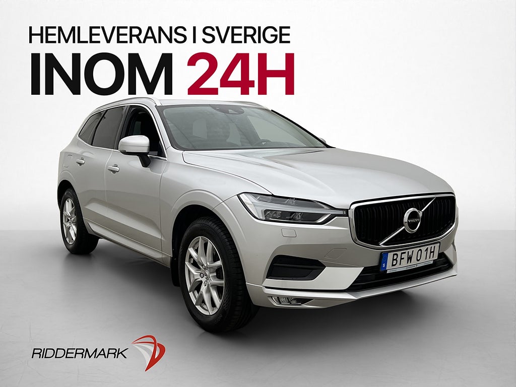 Volvo XC60 T5 250hk AWD Värmare CarPlay Adaptiv Drag