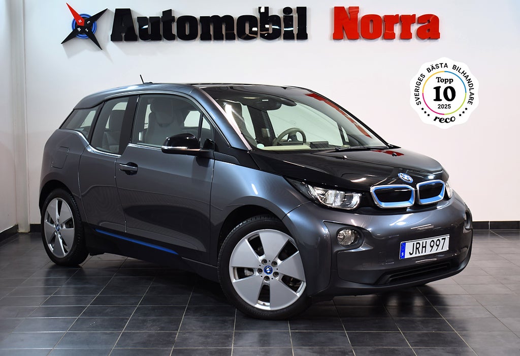 BMW i3 60 Ah 170hk Comfort Elvärmepump Snabbladdning Nyservad 
