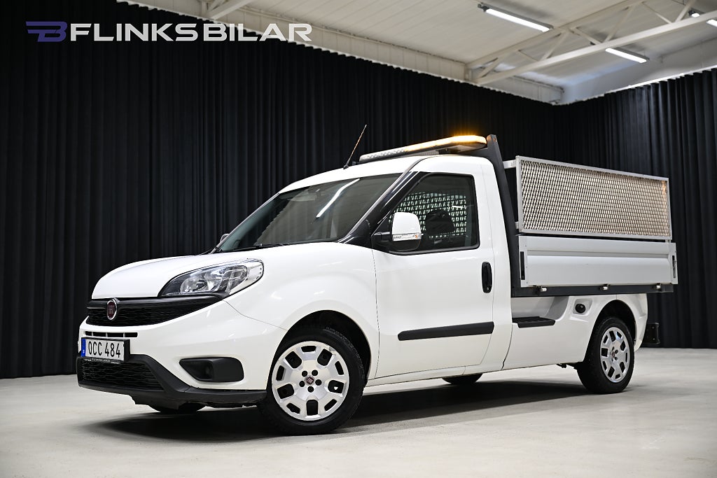 Fiat Doblò WORK UP 1.3 90HK Flak|Drag|3-Sits|Kamkedja|M/K-Värmare