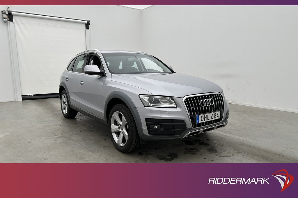 Audi Q5 2.0 TDI Quattro 190hk Design Sensorer Halvskinn Drag