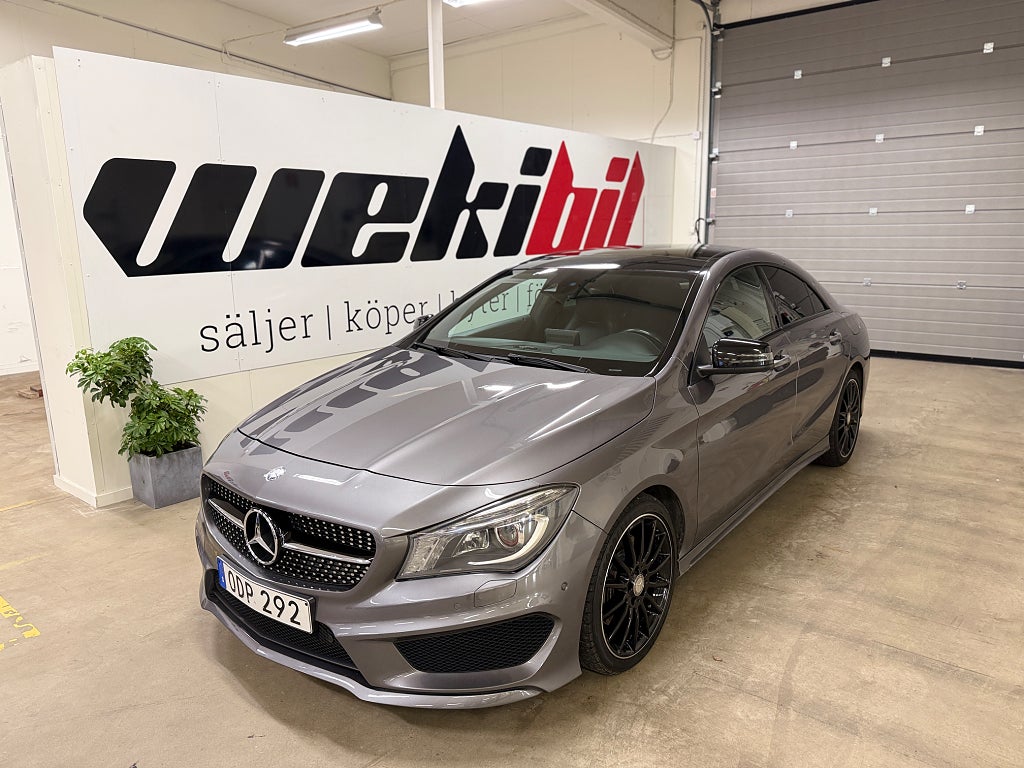 Mercedes-Benz CLA 220 d 4M AMG Sport, Nav, Pano, Drag, Skinn, M-värmare