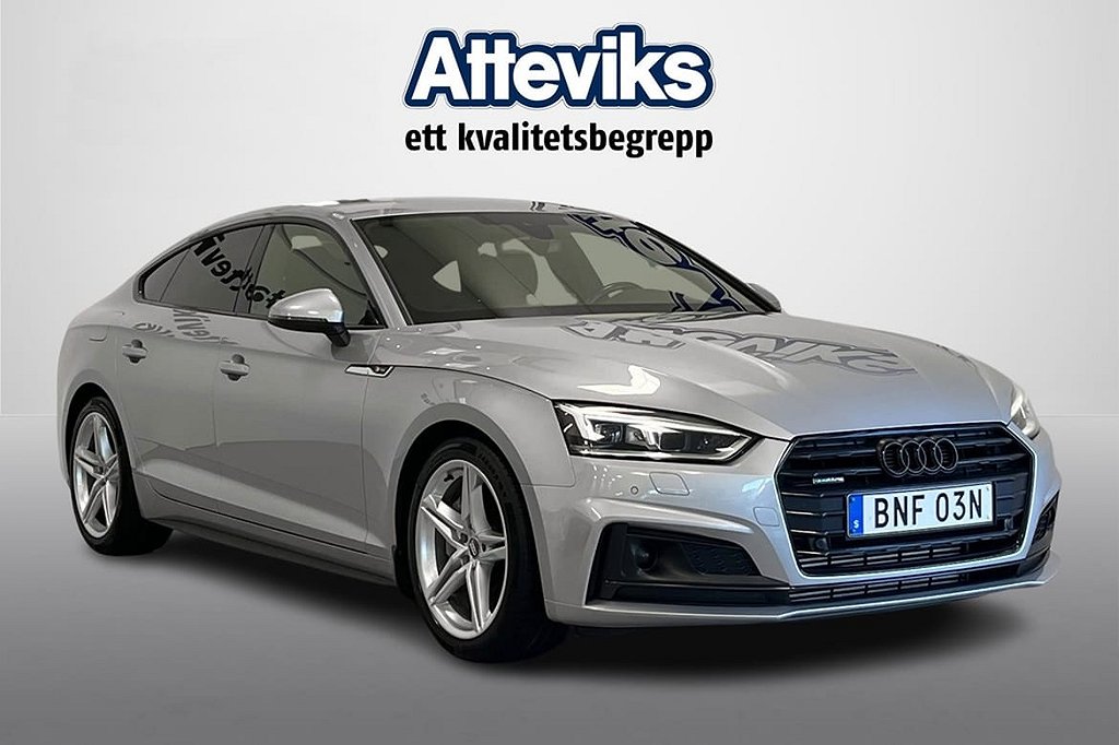 Audi A5 Sportback 45 TFSI quattro 245hk S-Line Proline *Assistansp*