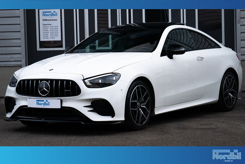 Mercedes-Benz E 300 AMG Coupé Pano Burmester HuD Maxton Värm