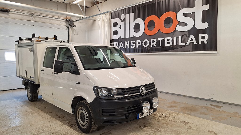 Volkswagen Transporter Dubbelhytt 2.0 TDI 4M, VolyMidi Kåpa