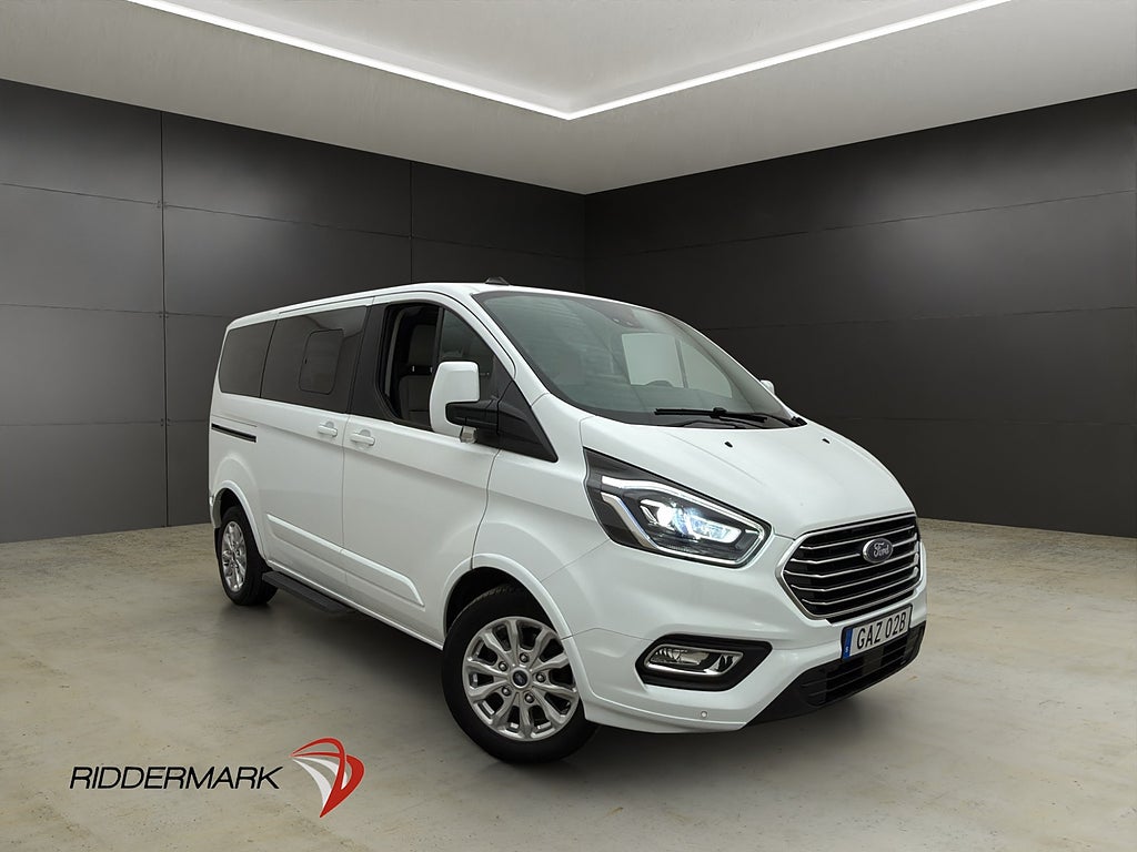 Ford Tourneo Custom Värmare B-Kamera Skinn CARPLAY 9-Sits