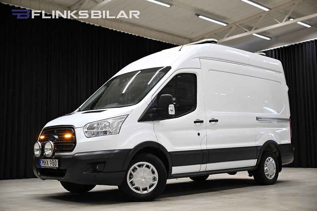 Ford transit 350 TDCi AWD 125HK L2H3|Servicebil|Dubbeldörr|V-Inredd