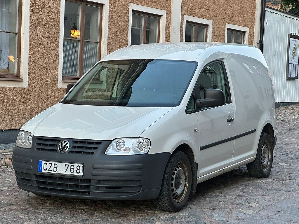 Volkswagen Caddy Nybesiktad AC Dragkrok Bensin/Gas 18300mil