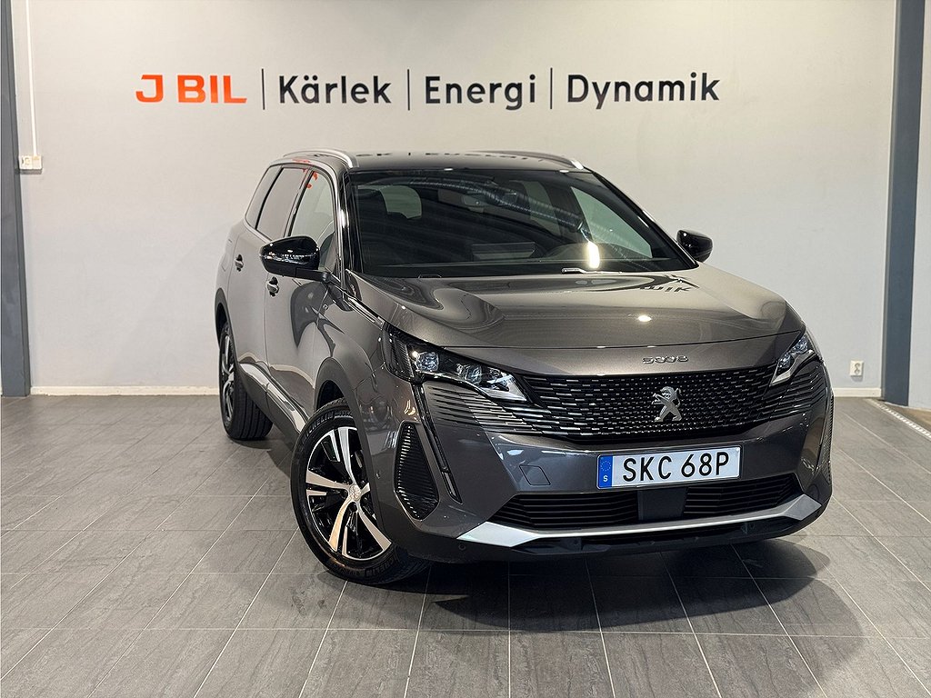 Peugeot 5008 GT 1.2 PureTech 130hk Aut - 7-SITS, BACKKAMERA