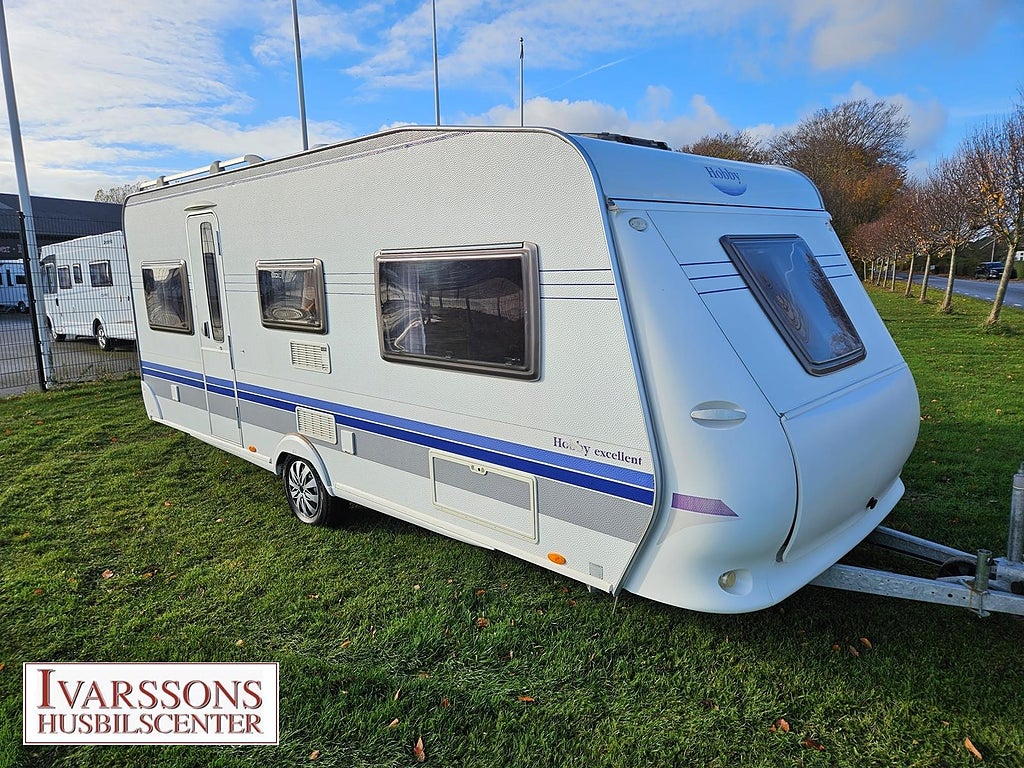 Hobby 540 UL Excellent / Enkelsängar / Förtält