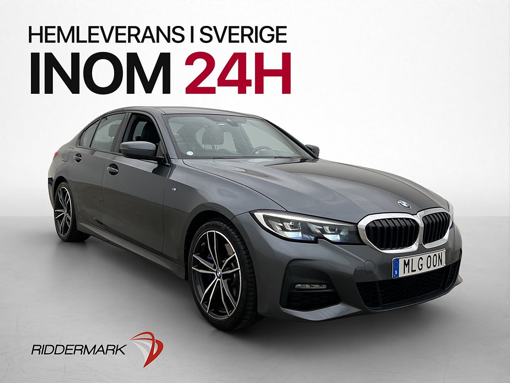 BMW 330e M Sport H/K Cockpit Värmare Ambient Kamera Navi