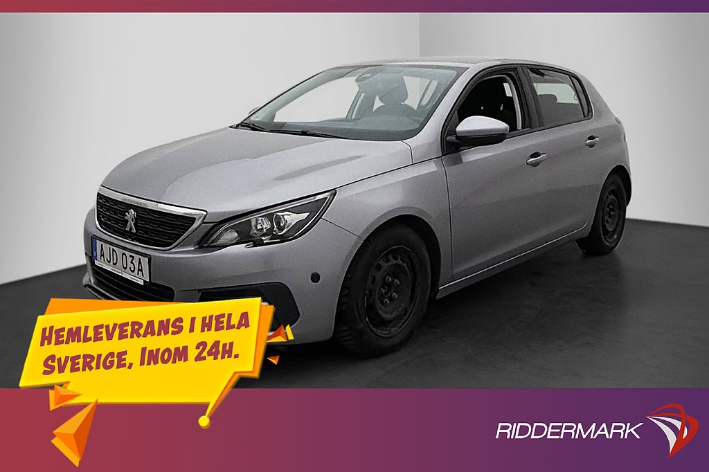 Peugeot 308 1.5 131hk Active M&K-Värmare Sensorer Bluetooth