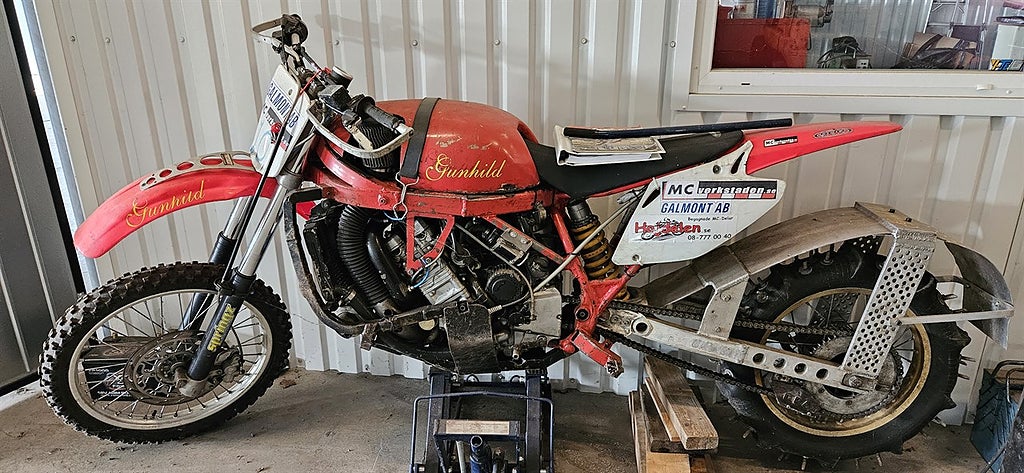Yamaha Gunhild Hillclimb mc 260 drivhjuls hk