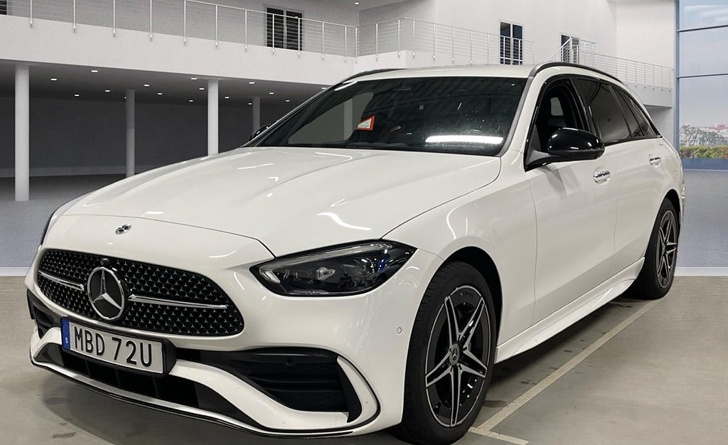 Mercedes-Benz C 300 e AMG Premium Elstolar Drag Värmare Kombi 