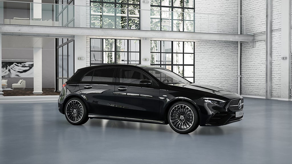 Mercedes-Benz A 250 e AMG/NightP/Rattvärme/Burmester/OMG Lev