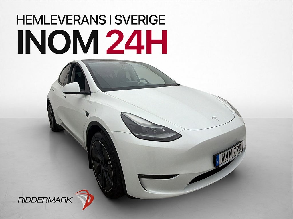 Tesla Model Y Long Range AWD Värmepump Autopilot Sv-Såld