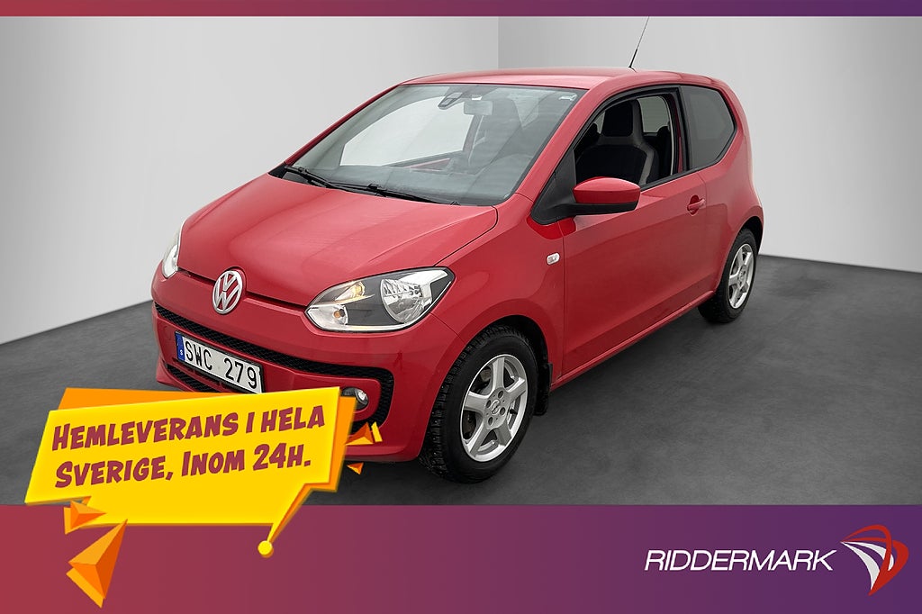 Volkswagen UP! 1.0 MPI 75hk high up! P-Sensorer 0.47l/mil