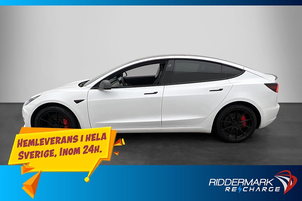 Tesla Model 3 Performance AWD Svensksåld Autopilot Pano MOMS