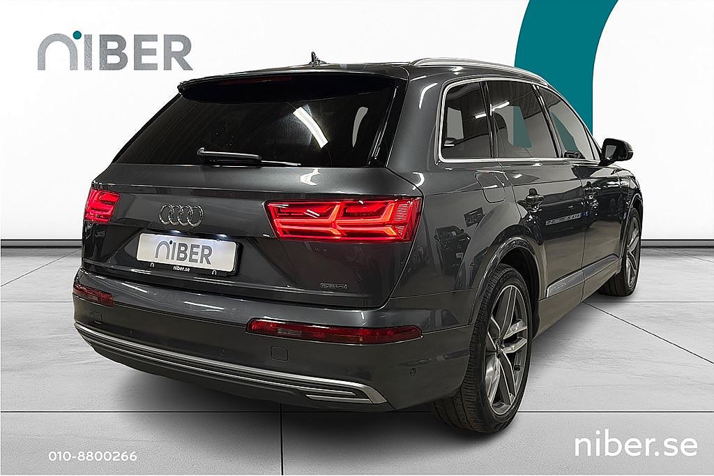 Audi Q7 e-Tron TDI q, 373hk, S-line, 360, drag, pano, 4,99% RÄNTA