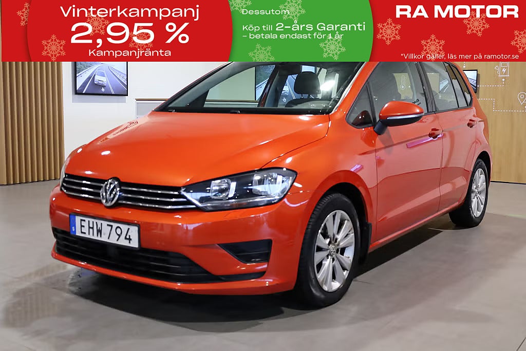 Volkswagen Golf Sportsvan 1.6 TDI AUT Värmare Carplay 2016