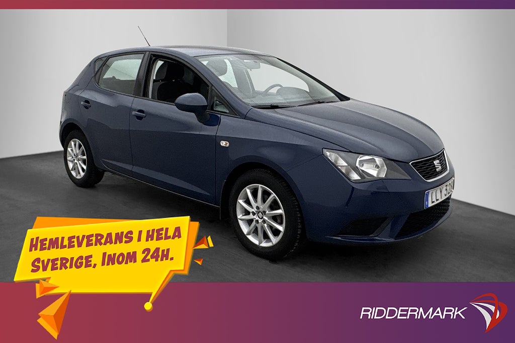 Seat Ibiza 1.2 TSI 90hk Style Sensorer Farthållare