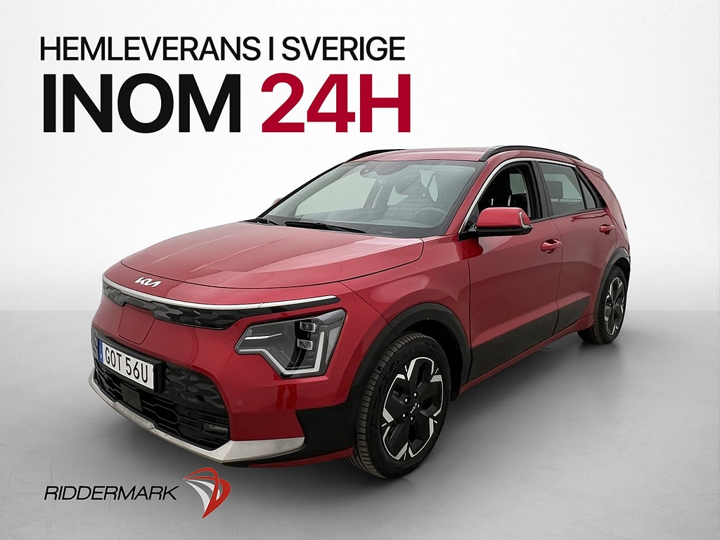 Kia Niro EV 204hk Action Dragkrok Kamera Rattvärme CarPlay