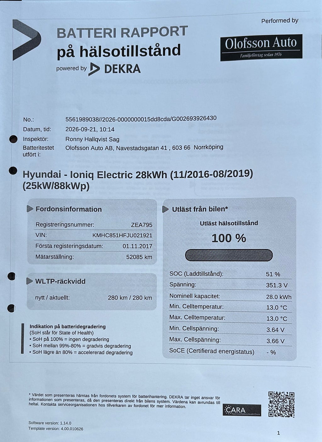 Hyundai IONIQ Electric 28 kWh Premium - bild 6