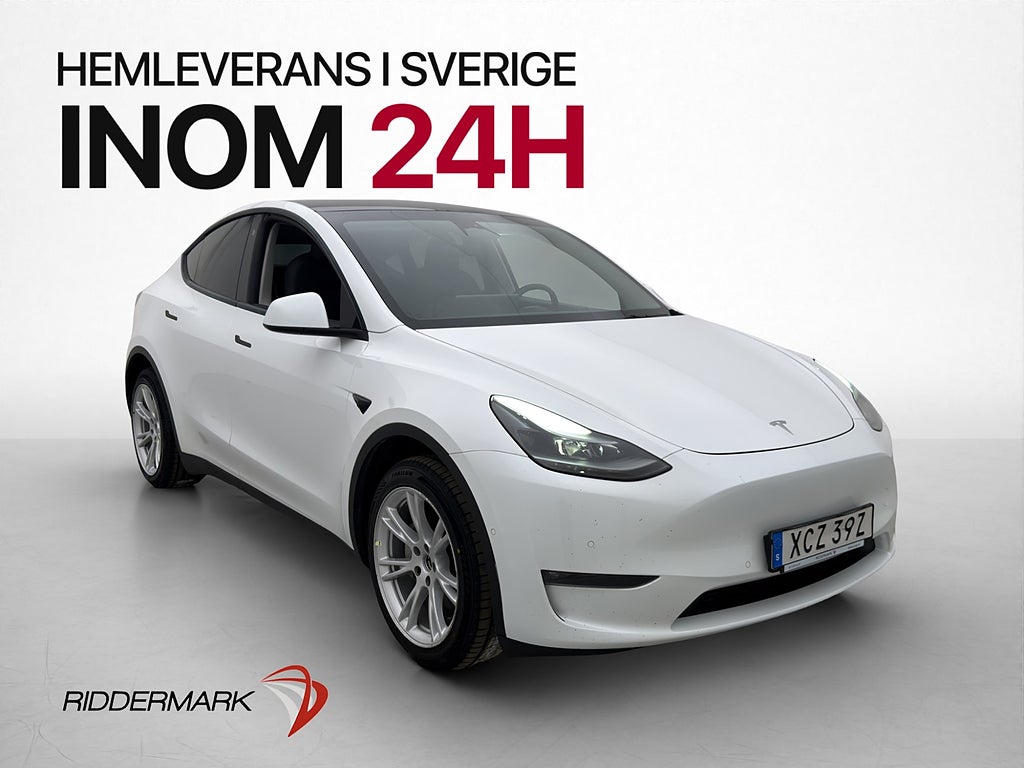 Tesla Model Y Long Range AWD Svensksåld Panorama