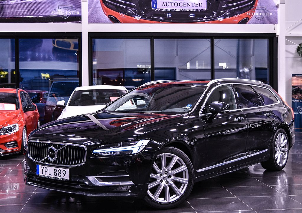 Volvo V90 D3e Geartronic Inscription Euro 6 Dragkrok||MOMS