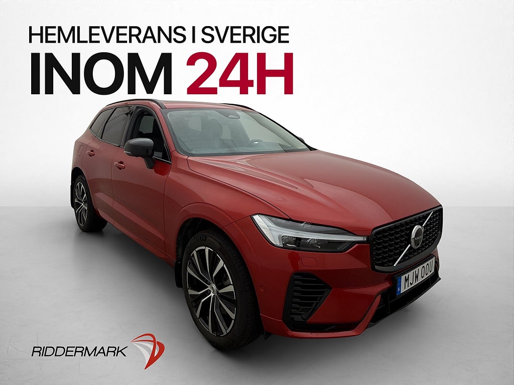 Volvo XC60 T6 350hk AWD Plus Dark Pano 360° H/K Drag Värmare