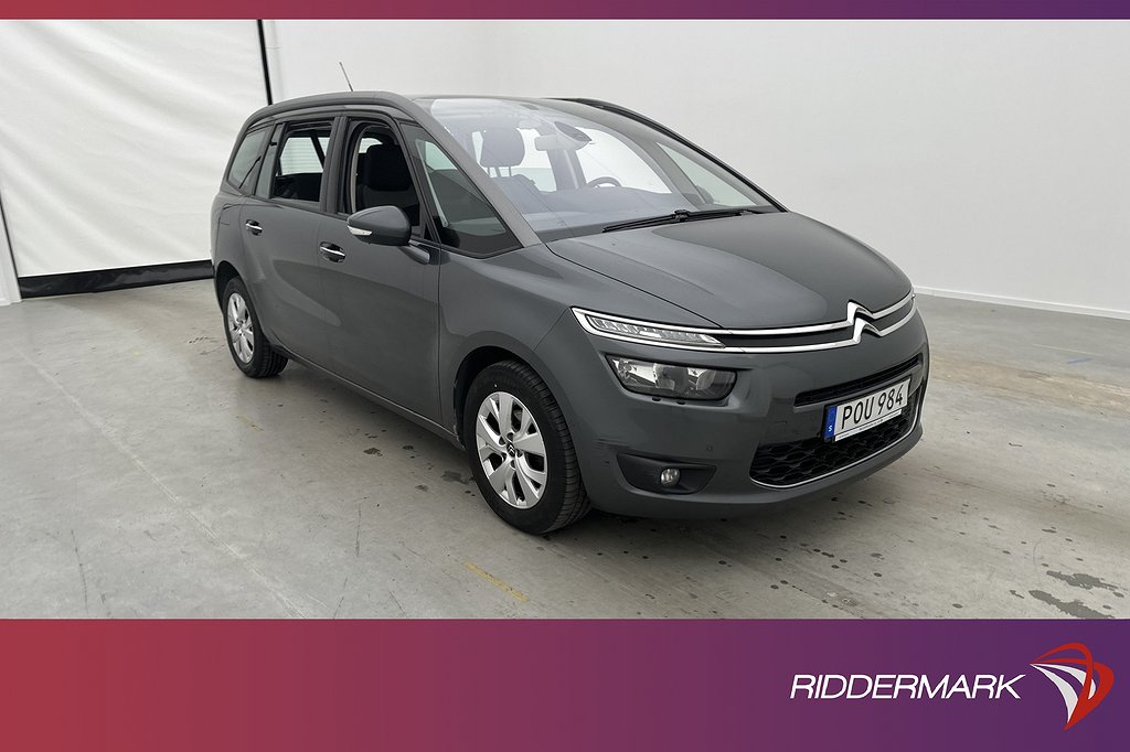 Citroën Grand C4 Picasso 116hk 7-Sit Kamera Navi Kamrem-Bytt