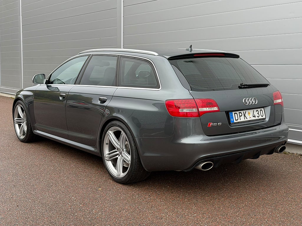 AUDI RS6 AVANT 5.0 V10 BITURBO 579ch QUATTRO - BOSE - CUIR - FREINS CARBONE - ACC - SIÈGES CHAUFFANTS AVANT/ARRIÈRE