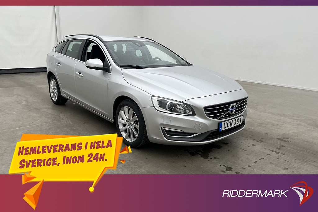 Volvo V60 D4 Momentum VOC Värm Rattvärme Sensorer 0,38l/mil