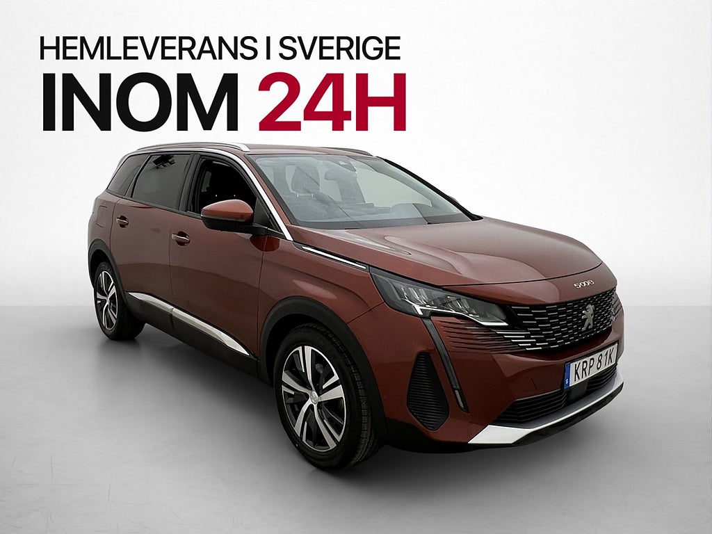 Peugeot 5008 1.5 131hk Allure 7-Sits Kamera Navi CarPlay