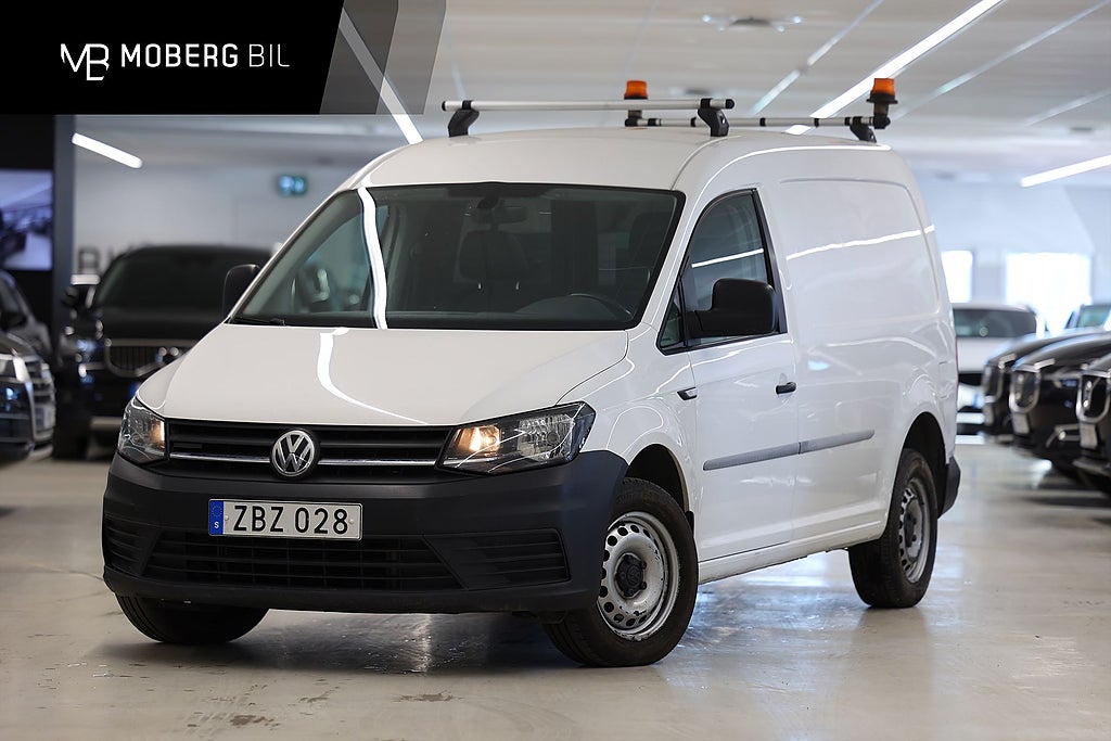 Volkswagen Caddy Maxi 2.0 TDI 4M 4Motion V-inrett Värmare Drag MOMS
