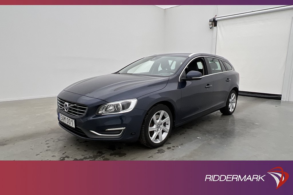 Volvo V60 D4 AWD Summum VOC Värmare Skinn Sensor 4,95% RÄNTA