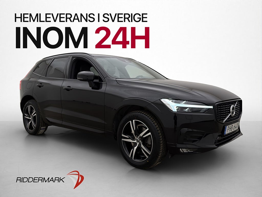 Volvo XC60 B4 197hk AWD R-Design Värmare MOMS 360° H/K