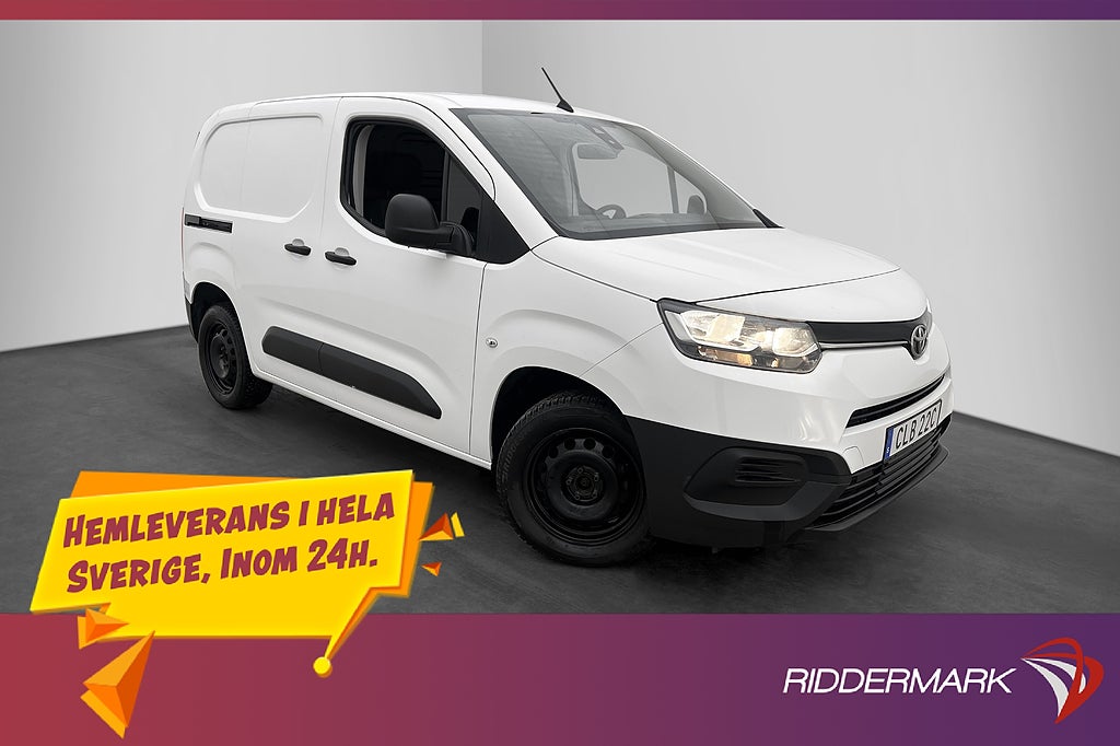 Toyota proace-city 1.5D Drag PDC Bluetooth Farthållare Moms