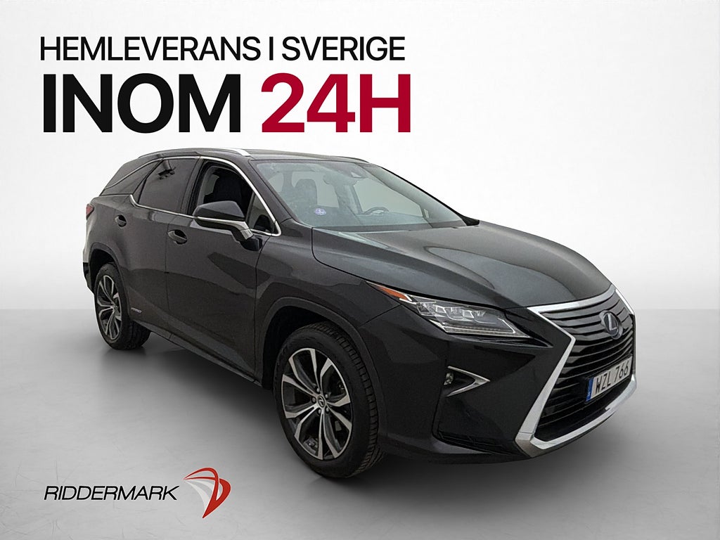 Lexus RX450h L AWD 3.5 V6 AWD 7-sits Executive HuD Pano