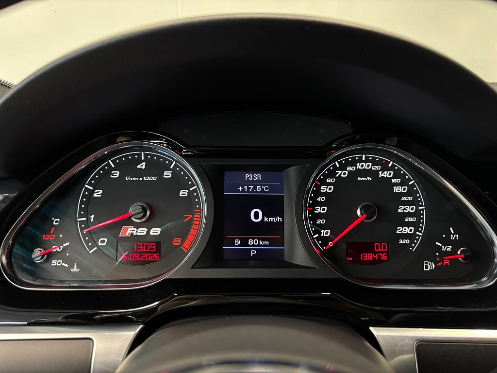 AUDI RS6 AVANT 5.0 V10 BITURBO QUATTRO 579ch - SONORISATION BOSE - FREINS CARBONE - CLIMATISATION - CAMÉRA DE RECUL
