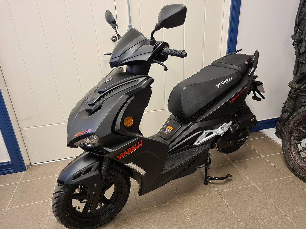 Viarelli Monztro EU moped nu 23900 kr hjälm på köpet 