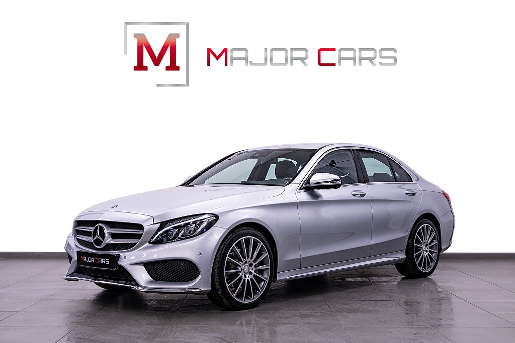 Mercedes-Benz C 220 d 4MATIC AMG Line Burmester 19" Drag Värmare LÅGMIL